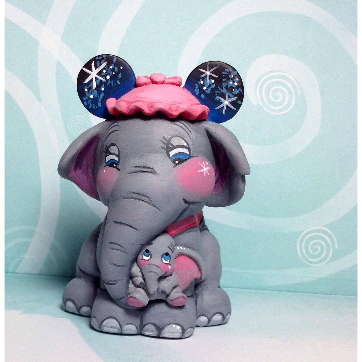 Mrs. Jumbo and baby Dumbo