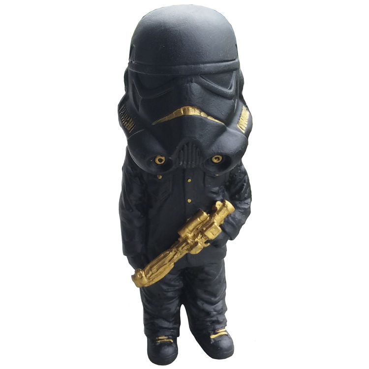 Mini Trooperboy - Black/Gold ( Flabslab Edition ) by Imagine Nation Studios