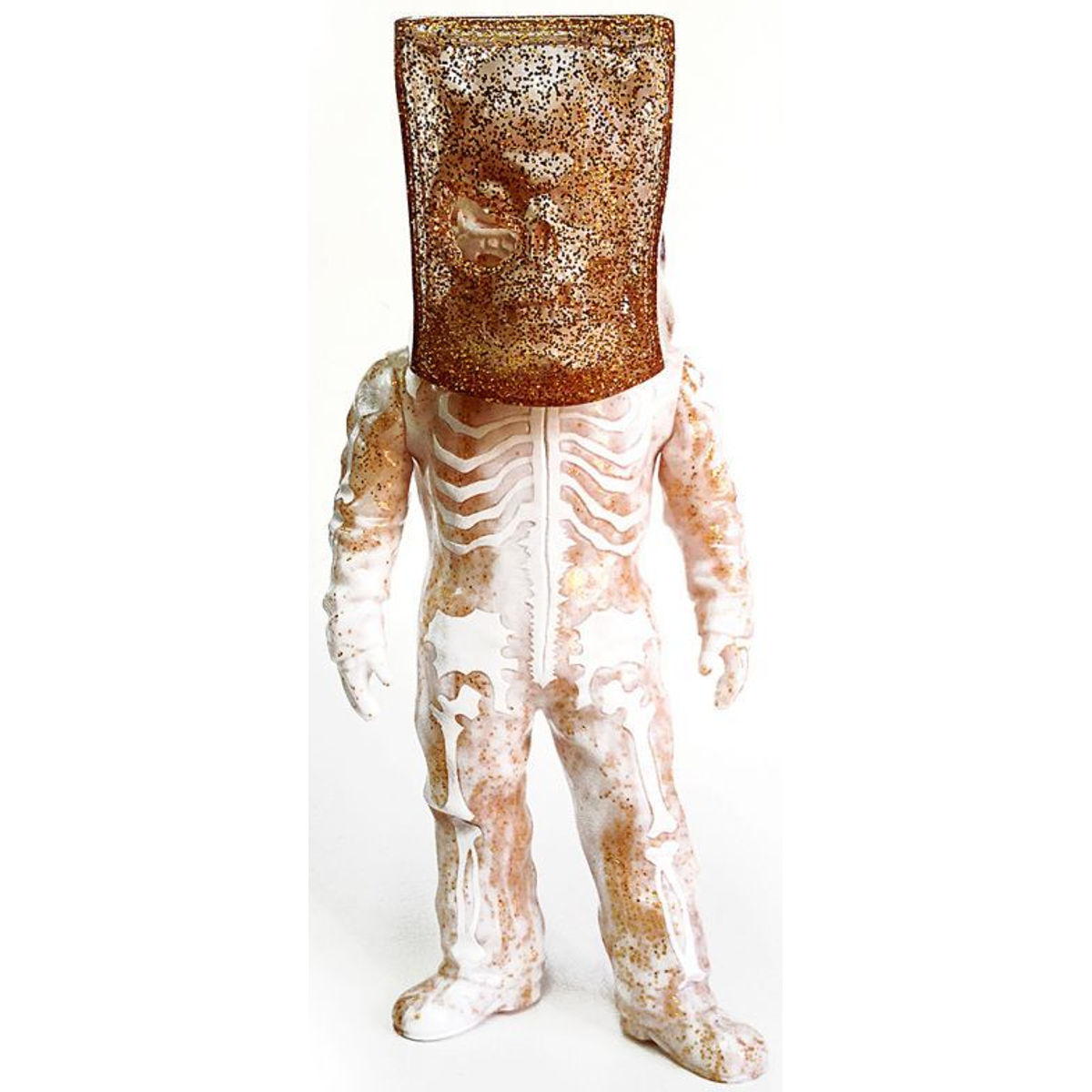 SKULL MAN - Happy Evil Year Twenty-Fifteen ( gold lame )