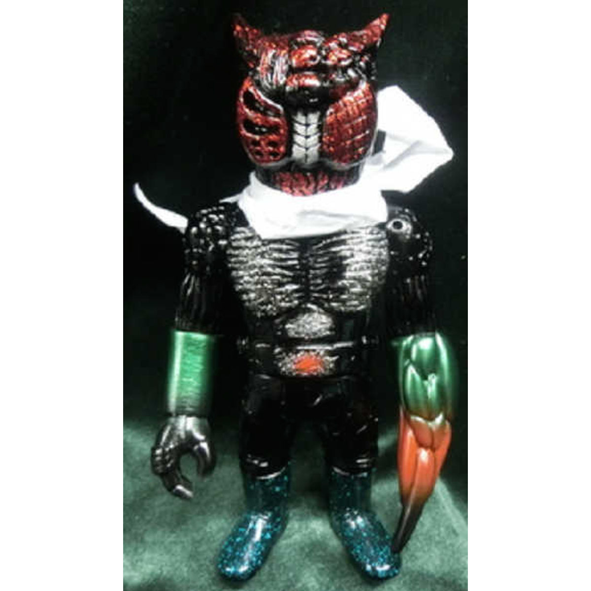Real head Kaosurya (giga lame Green / Red × black molding)