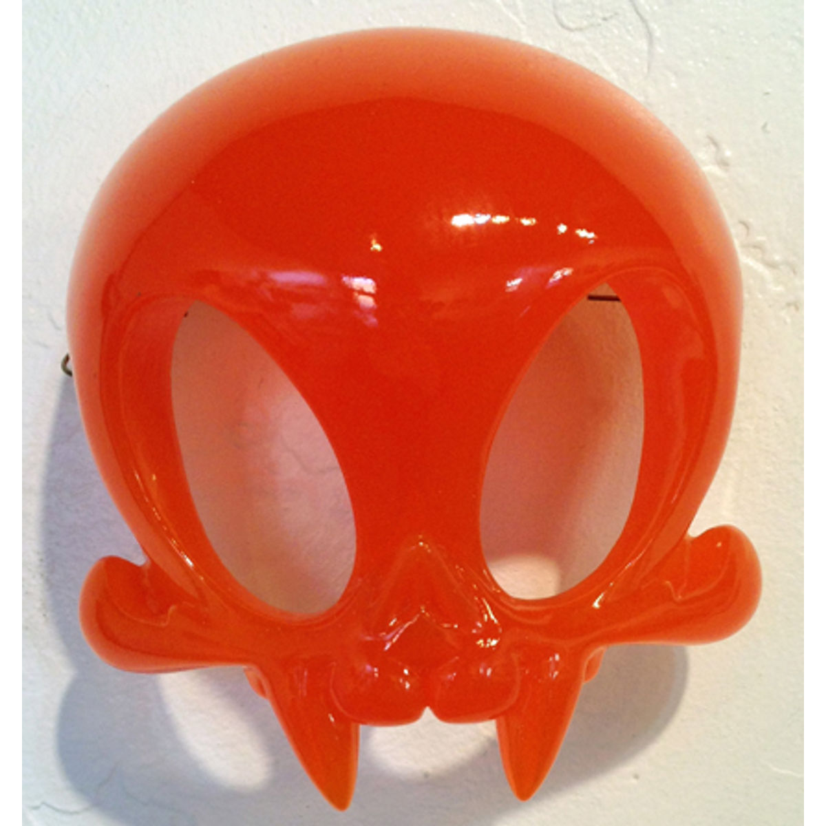 Tangerine Vamp Skelve Mask