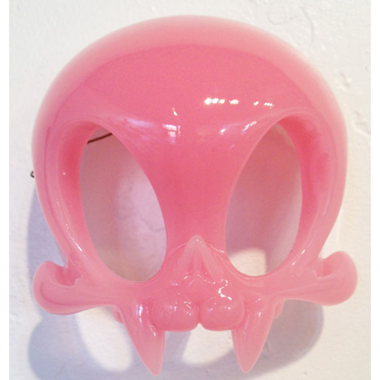Pink Bubblegum Vamp Skelve Mask by Brandt Peters