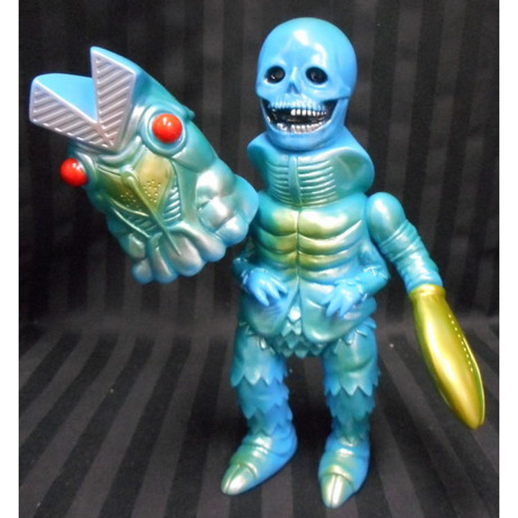 ZOLLMEN Medicom Toy [ Skeleton Vartan ( Garutan ) / (TCJ2 venue Limited Edition / blue molded ) ] by Zollmen