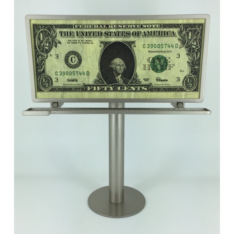 1/2 dollar by Ron English