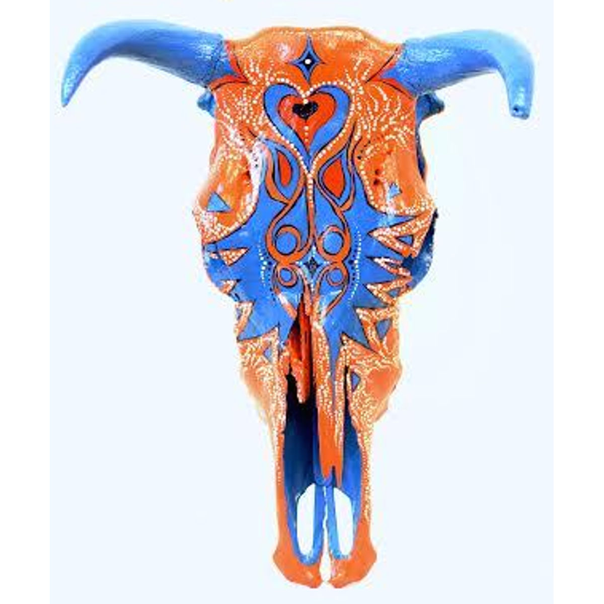 Violet's Flowery Cow Skull