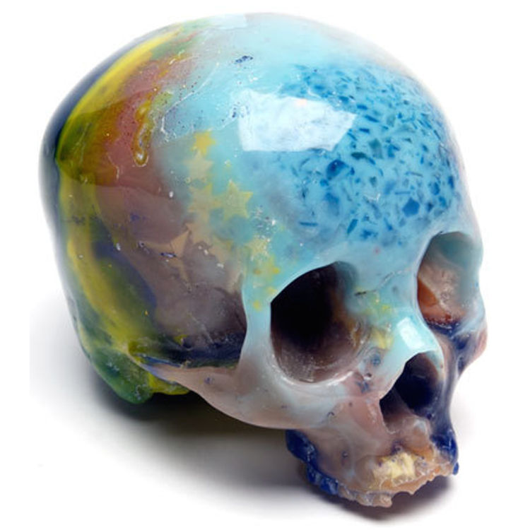 Waste 2 Resin Skull by Kieran Brown