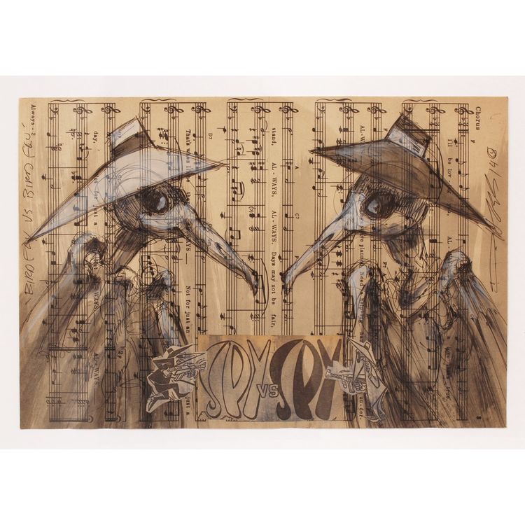 Bird Flu vs. Bird Flu by Derek Hess