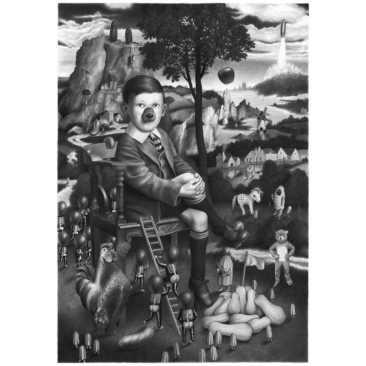 Gourds (Egg Triptych Part I) by Amandine Urruty