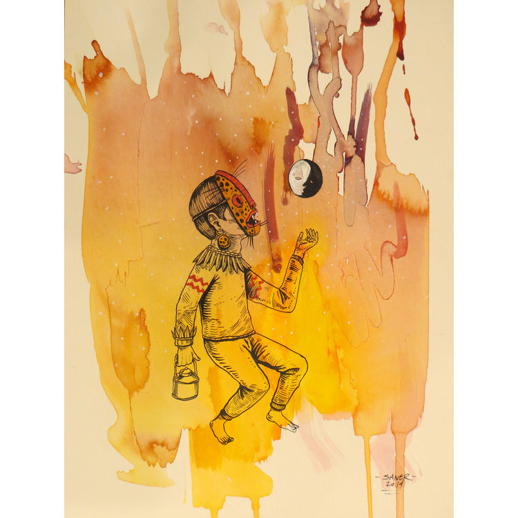 The Human Talking With the Universe by Saner