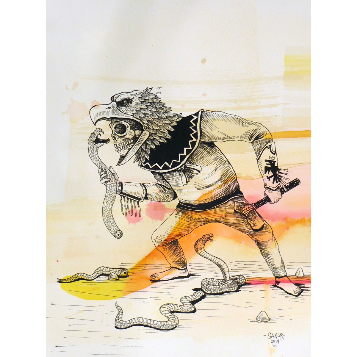 The Eagle Versus Snake