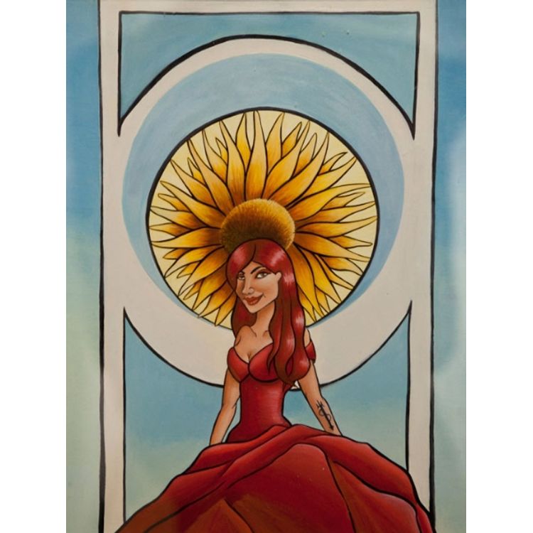 Queen of Pentacles by Kitty Brown