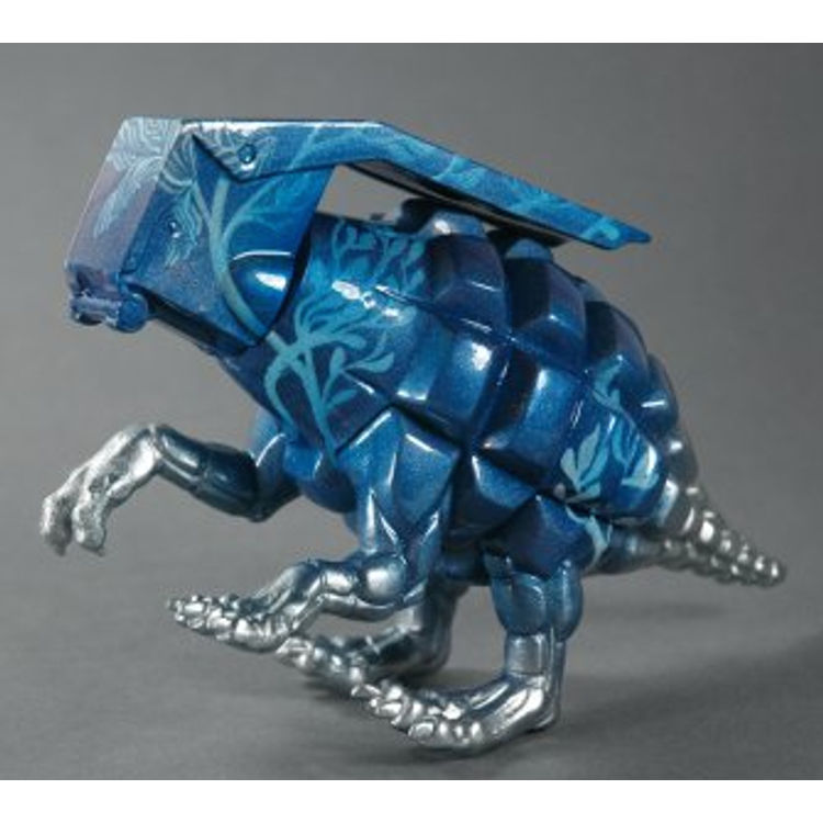 BLUE FLORAL DINOGRENADE by Candie Bolton