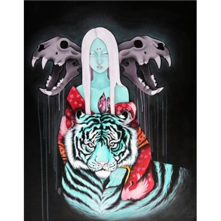 TORA PAINTING by Okokume (Laura Mas Hernandez)