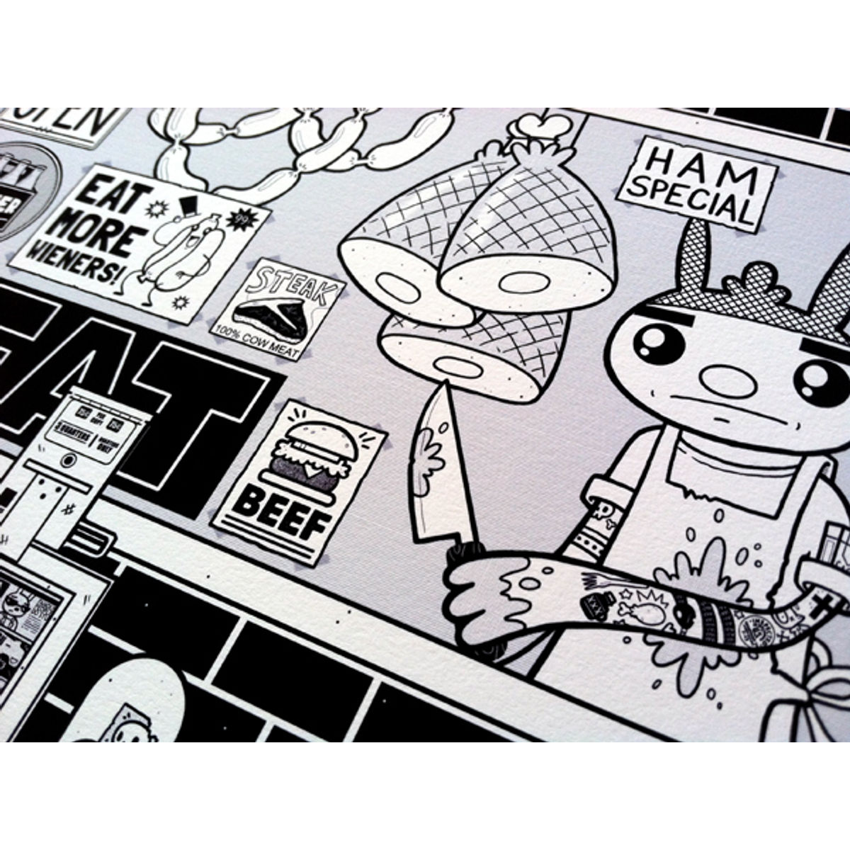 The Butcher Shop - print