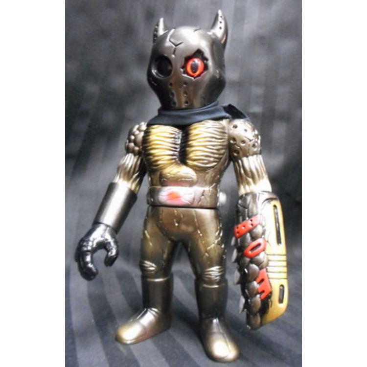 Kaosuman Friday chaos blade / ( tea molding / Gun Metal - gold wrapped ) by Real X Head (Mori Katsura)