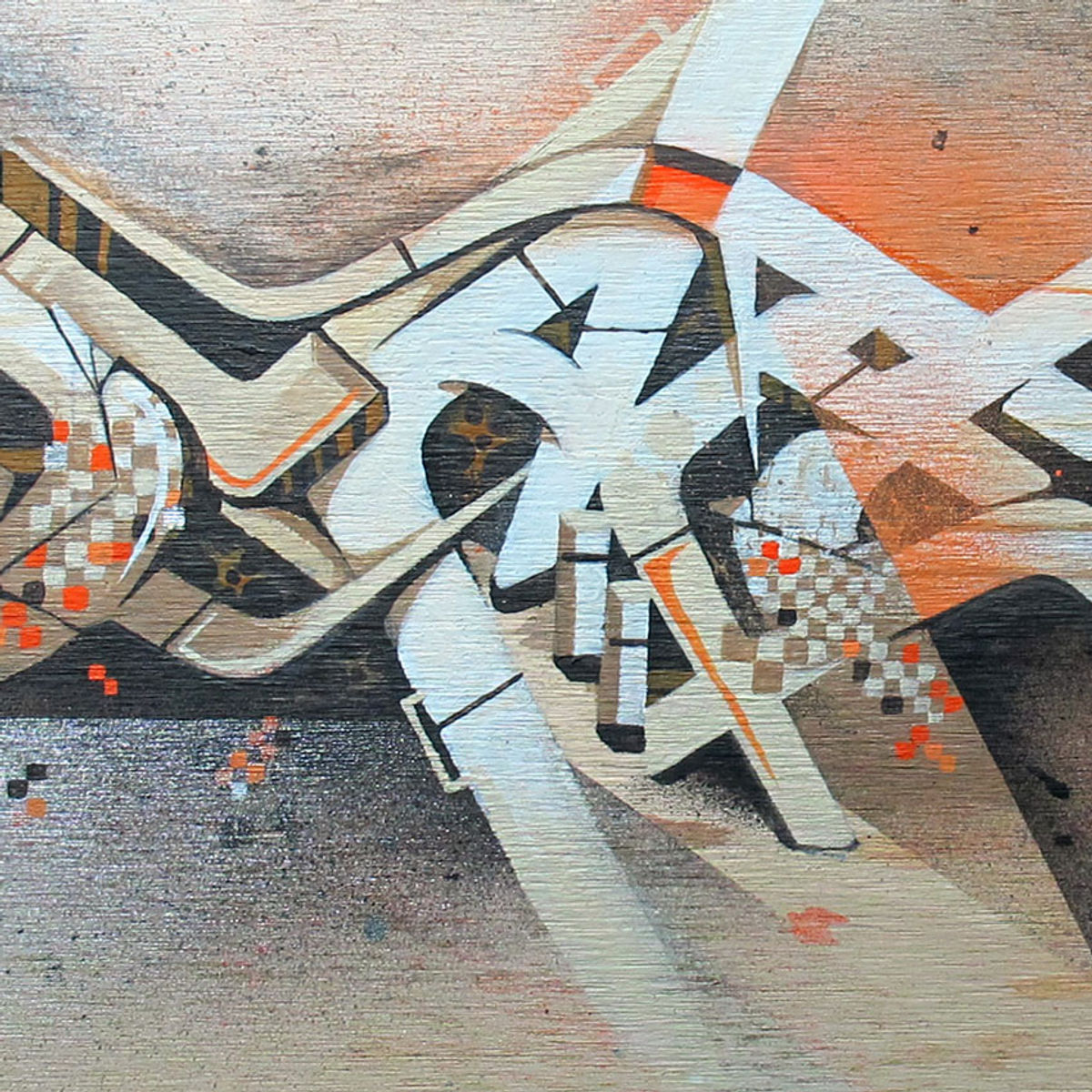 Orange Umber Chrome - Original Artwork