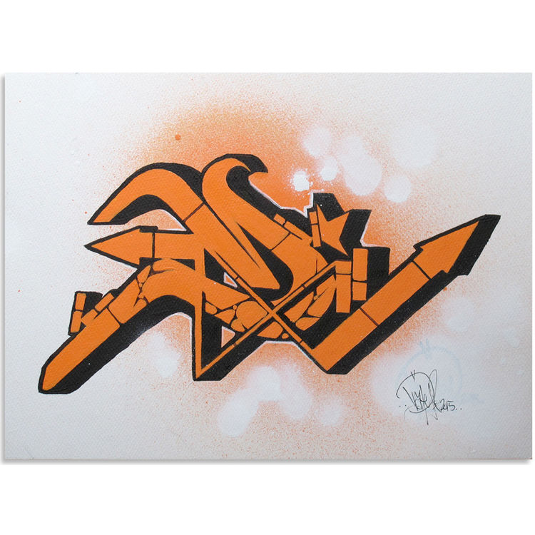 Orange Umber #1 - Original Artwork by Dvate
