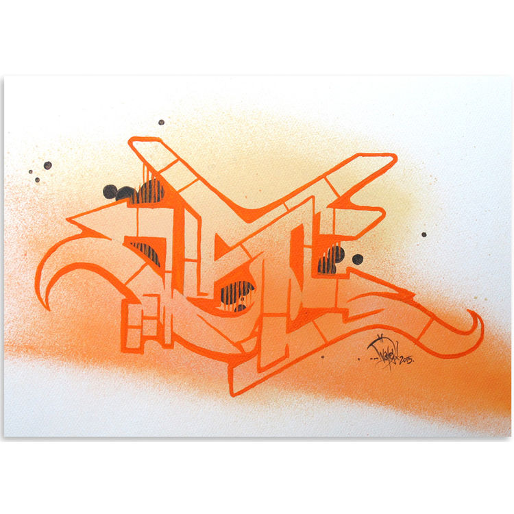 Orange Umber #2 - Original Artwork by Dvate