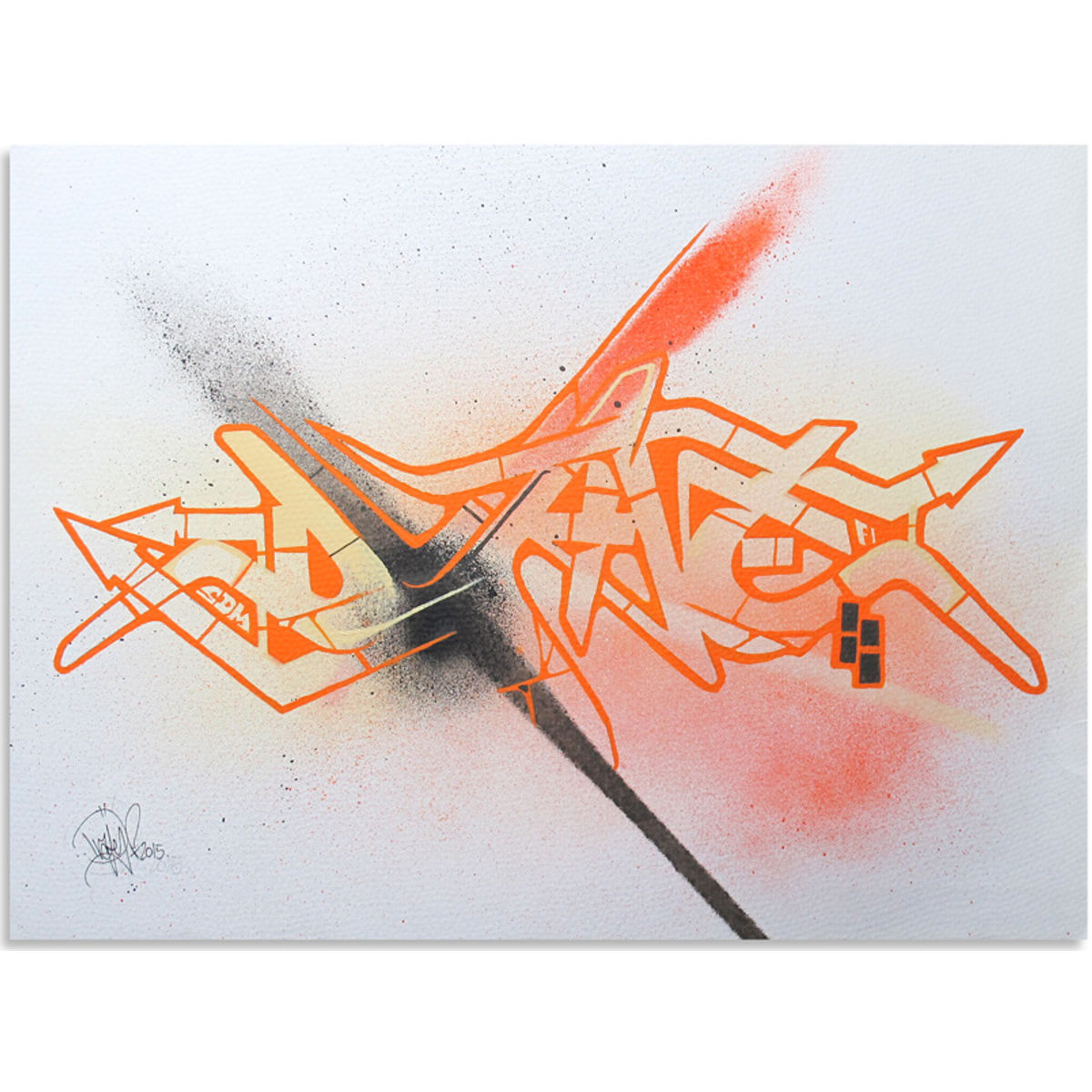 Orange Umber #3 - Original Artwork