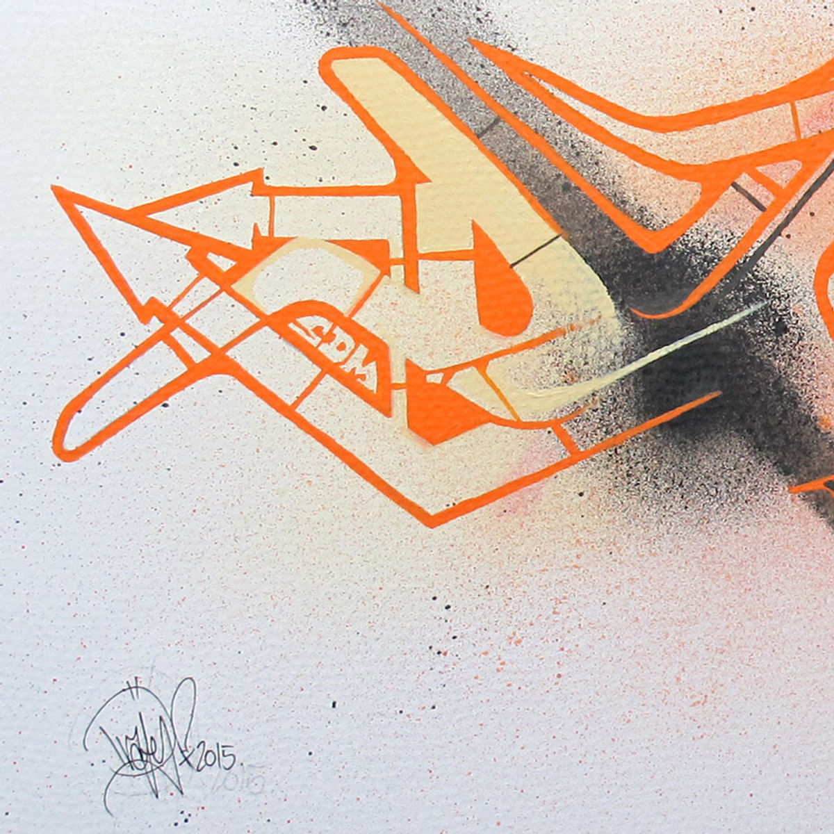 Orange Umber #3 - Original Artwork