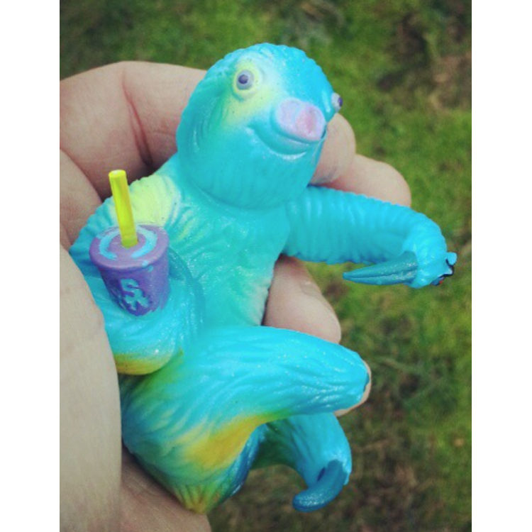 Sloth’n Moth - Painted Bluetoed by Bwana Spoons
