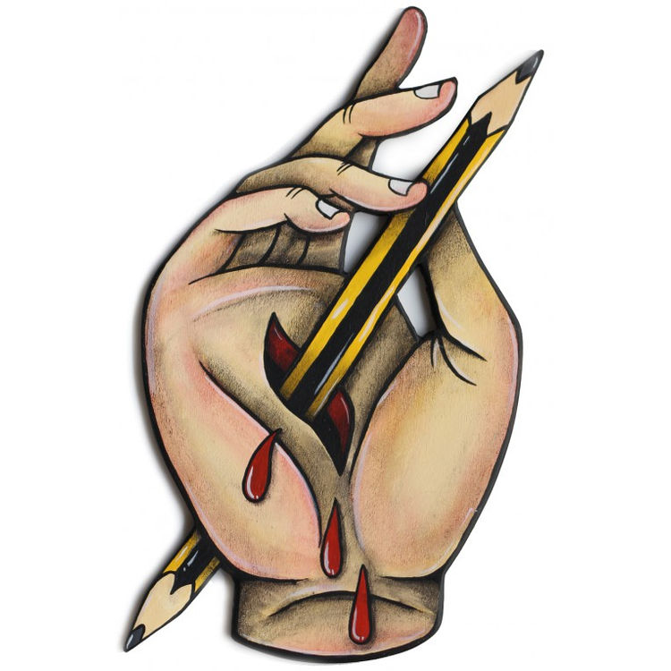 Through Hand Pencil by Ramone Sketch