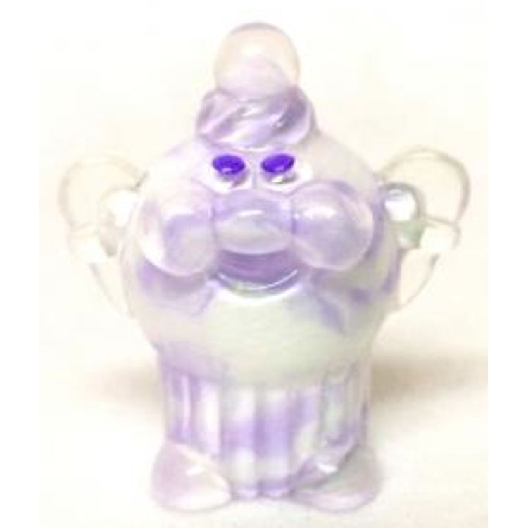 Cuppy Marble painting (Purple x White) by Aya Takeuchi