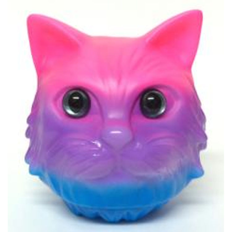 REFRESHMENT CAT HEAD gradation paint by Aya Takeuchi