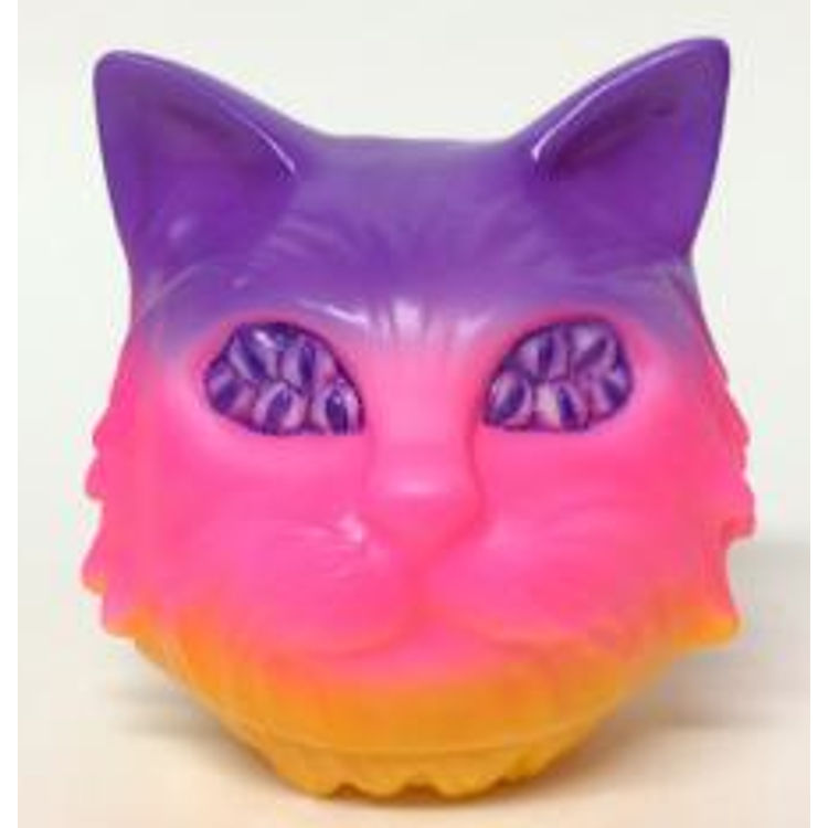 MANY EYES CAT HEAD gradation paint by Aya Takeuchi