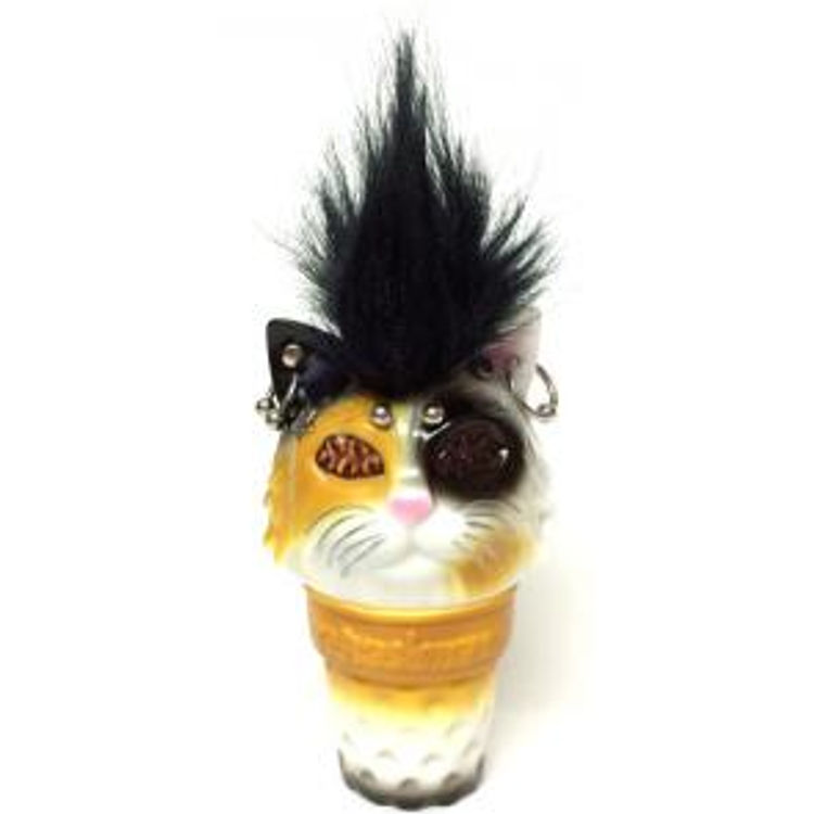 MANY EYES CAT ICECREAM Mohawk x piercing by Aya Takeuchi