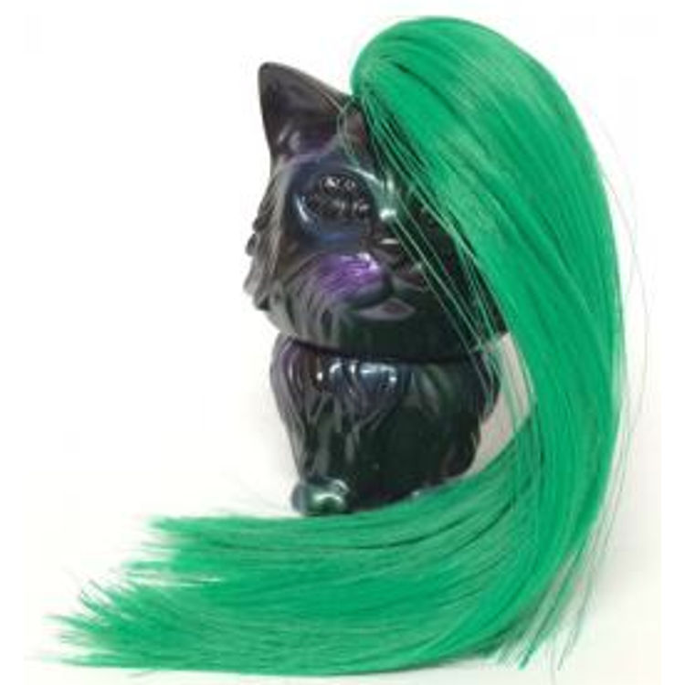 MANY EYES CAT ★ SEXY CAT Green Hair by Aya Takeuchi