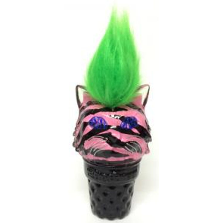 MANY EYES CAT ICECREAM (MOHAWK) Pink by Aya Takeuchi