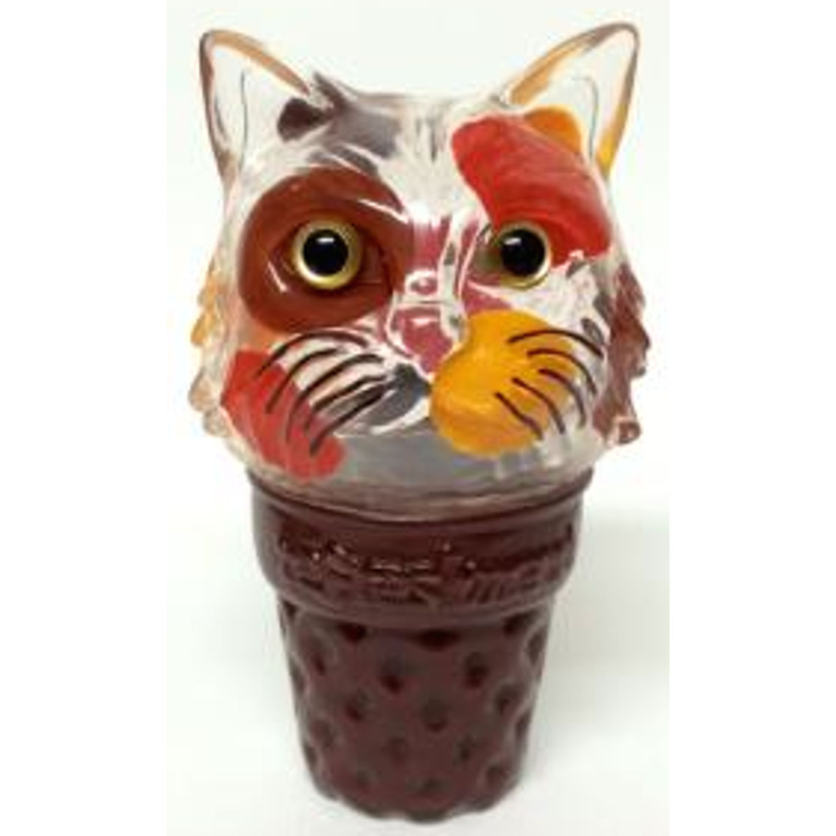 REFRESHMENT CAT ICECREAM Brown paint