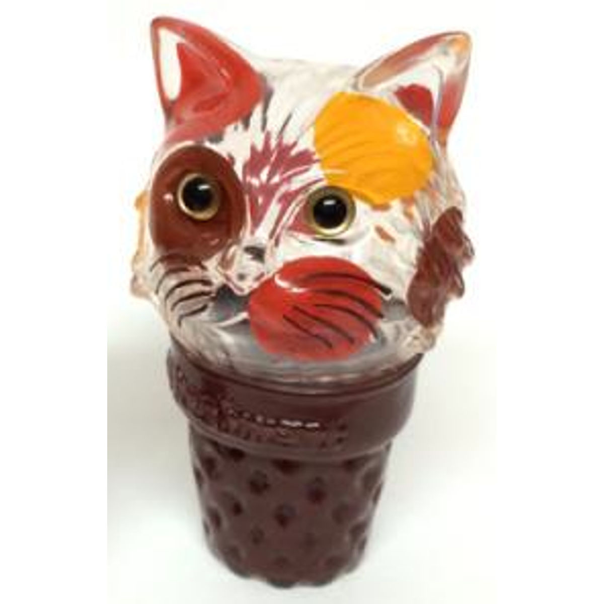 REFRESHMENT CAT ICECREAM Brown paint