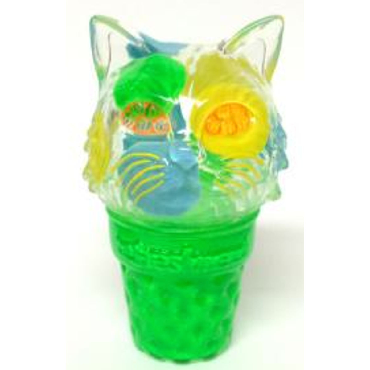 MANY EYES CAT ICECREAM green paint