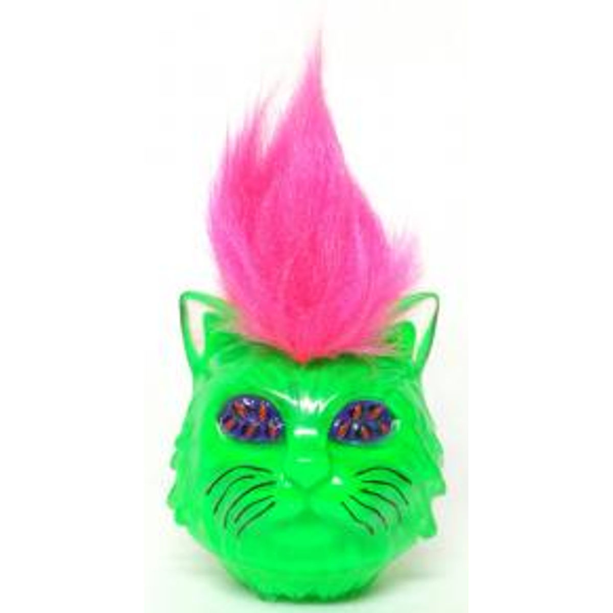 MANY EYES CAT HEAD Green Mohawk