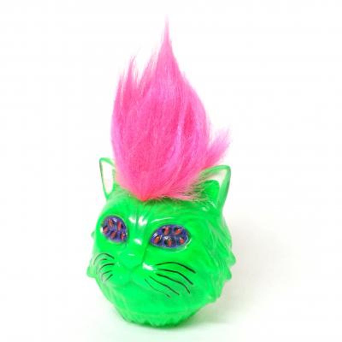 MANY EYES CAT HEAD Green Mohawk