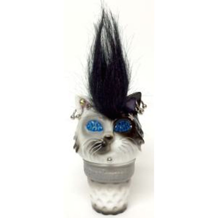 MANY EYES CAT ICECREAM Mohawk x piercing by Aya Takeuchi