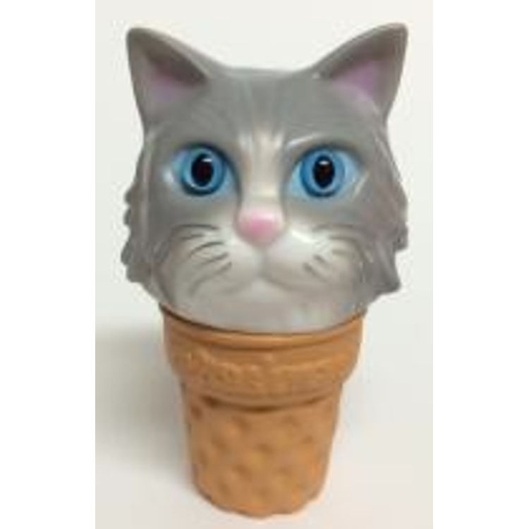 REFRESHMENT CAT ICECREAM gray by Aya Takeuchi