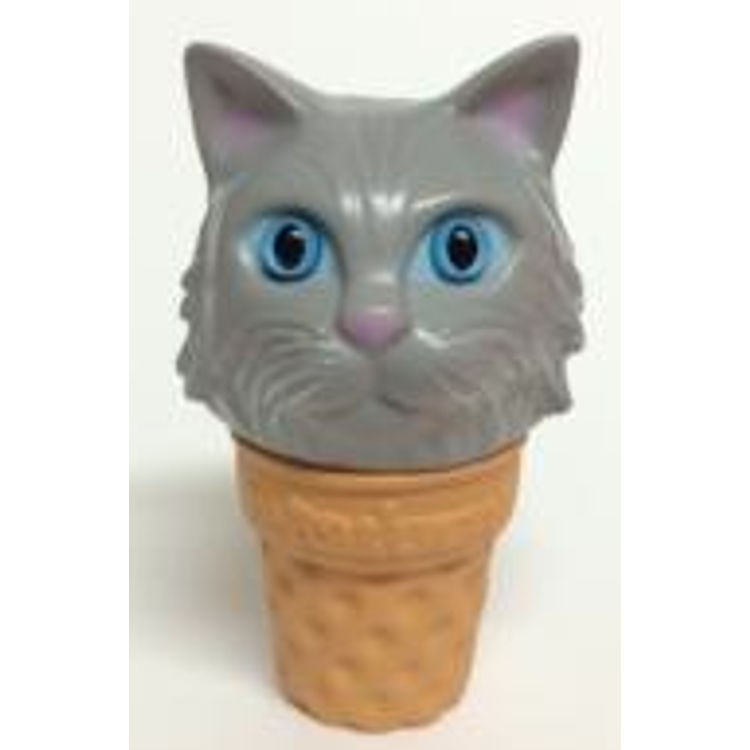 REFRESHMENT CAT ICECREAM gray by Aya Takeuchi