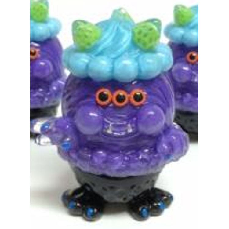 Purple x Black Aimon three eyes (with feet) by Aya Takeuchi