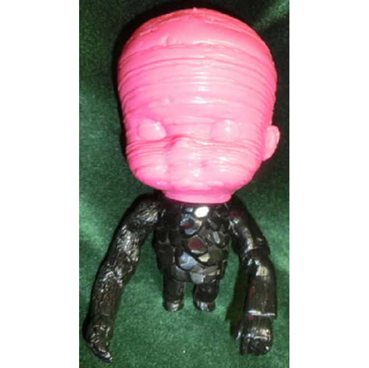 Grody Shogun CUSTOM head / baby / black × pink molded by Grody Shogun
