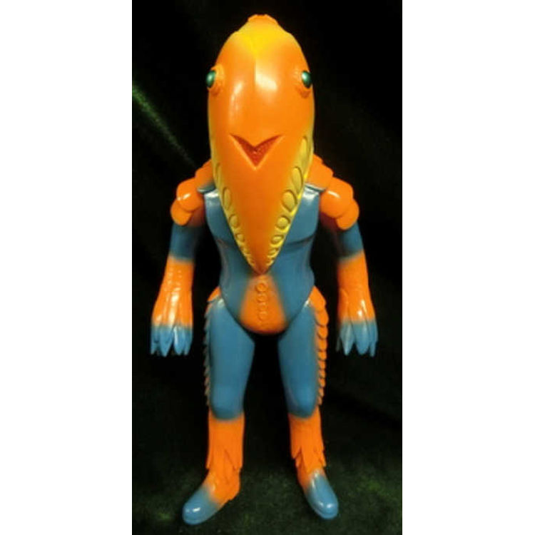 Tsuburaya Communication Soft Vinyl Monster Township Ultraman A Alien Metron Jr. (light blue molding / Orange) by Tsuburaya