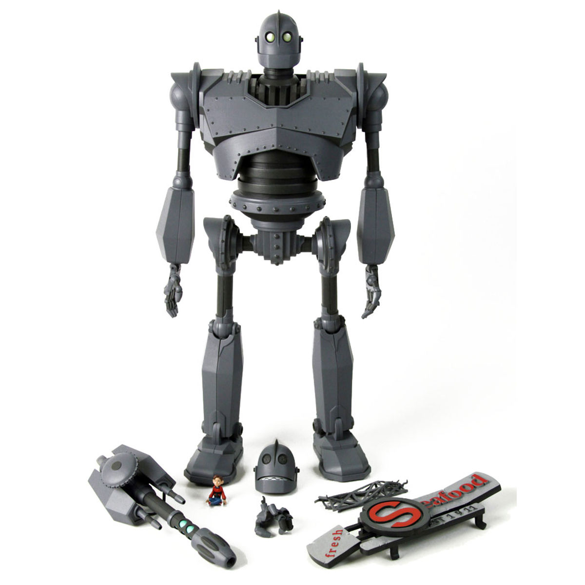 The Iron Giant Deluxe Figure with "Hand Under Foot" accessory