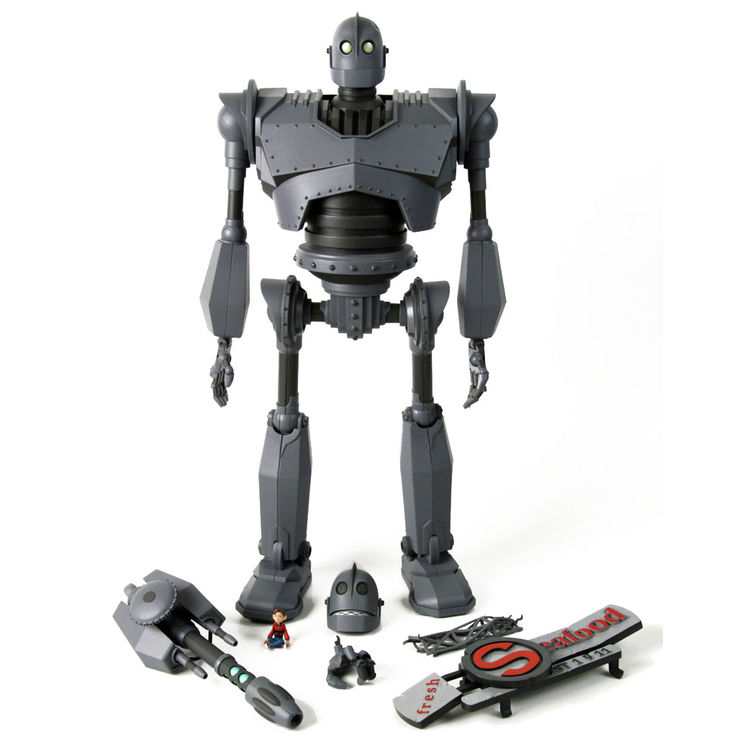 The Iron Giant Deluxe Figure with "Hand Under Foot" accessory by Warner Bros.
