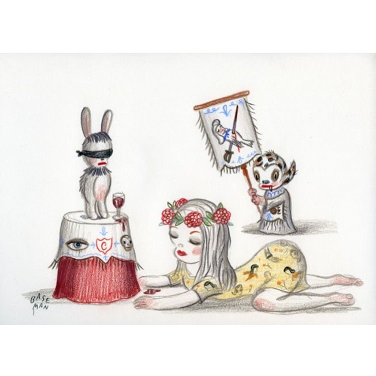 Little drop of blood by Gary Baseman
