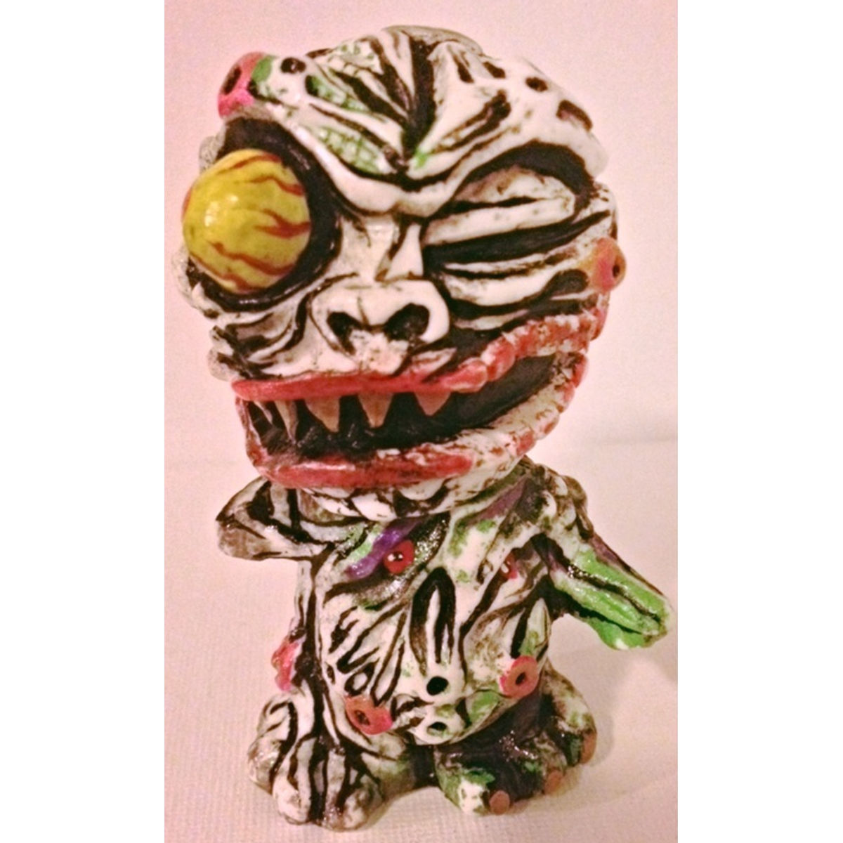 Bottom Feeder one-off white resin