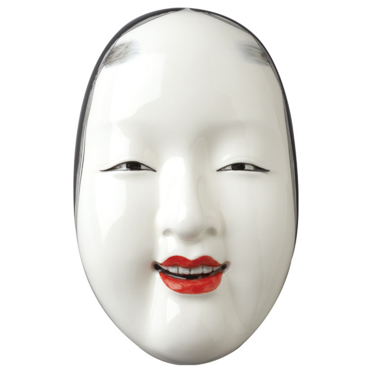 Densaku kiln "φ collection" Noh mask by Densaku kiln