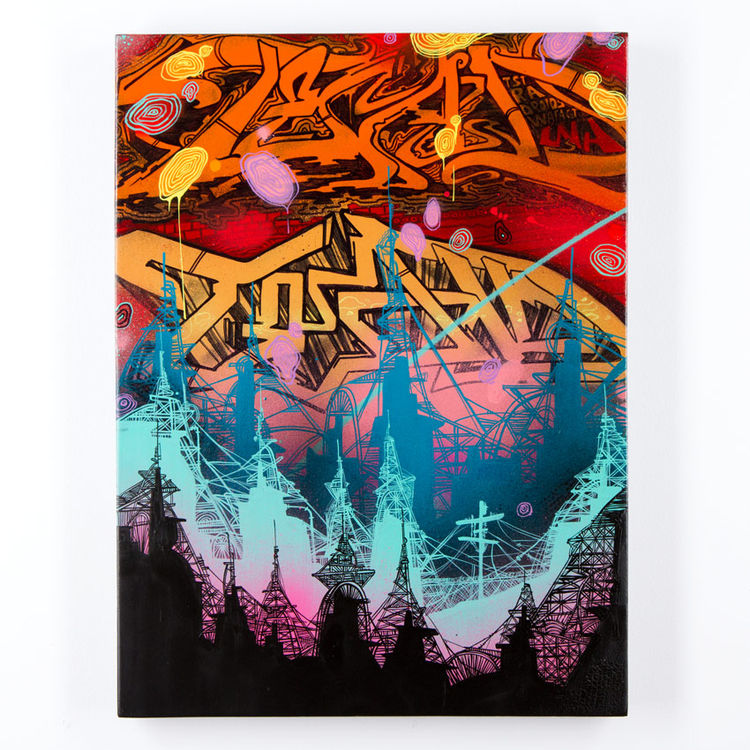 Acid City Volume 3 - Original Artwork #4 by Tead