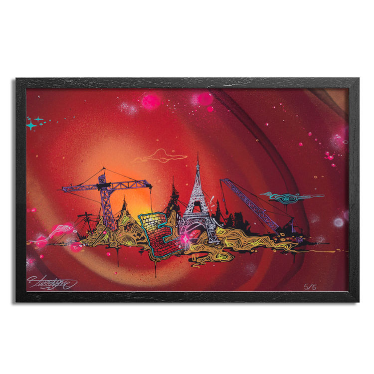 Acid City Volume 3 - Hand Embellished Screen Print #5 by Tead